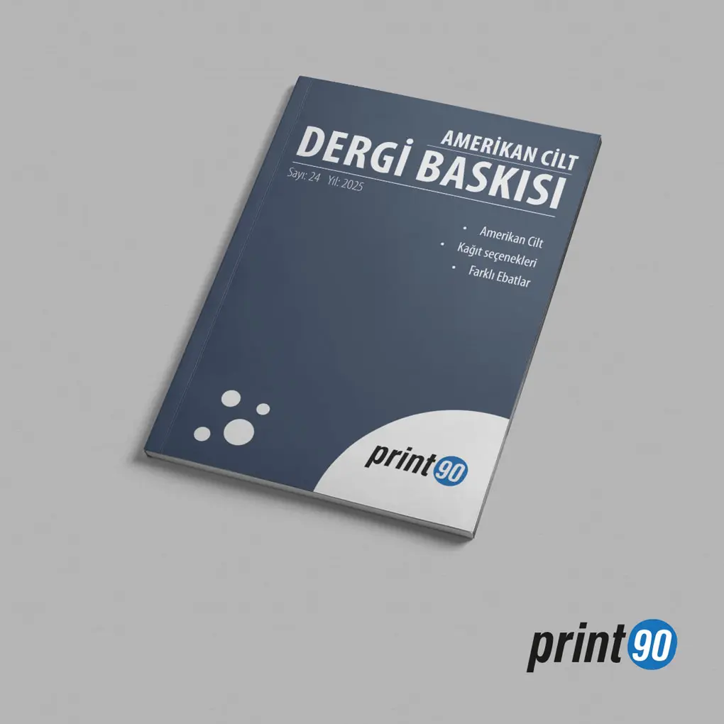 Amerikan Ciltli Dergi Baskısı