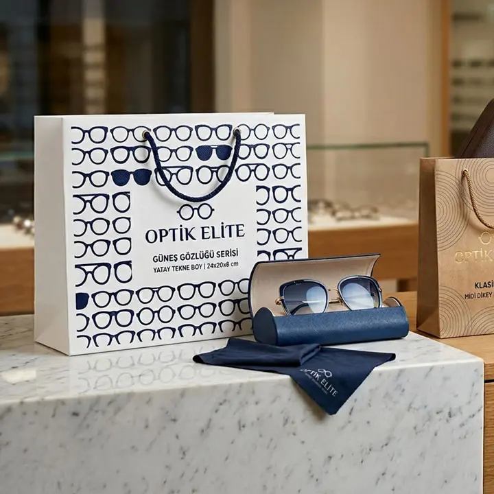 Optik & Gözlükçü Karton Çantas