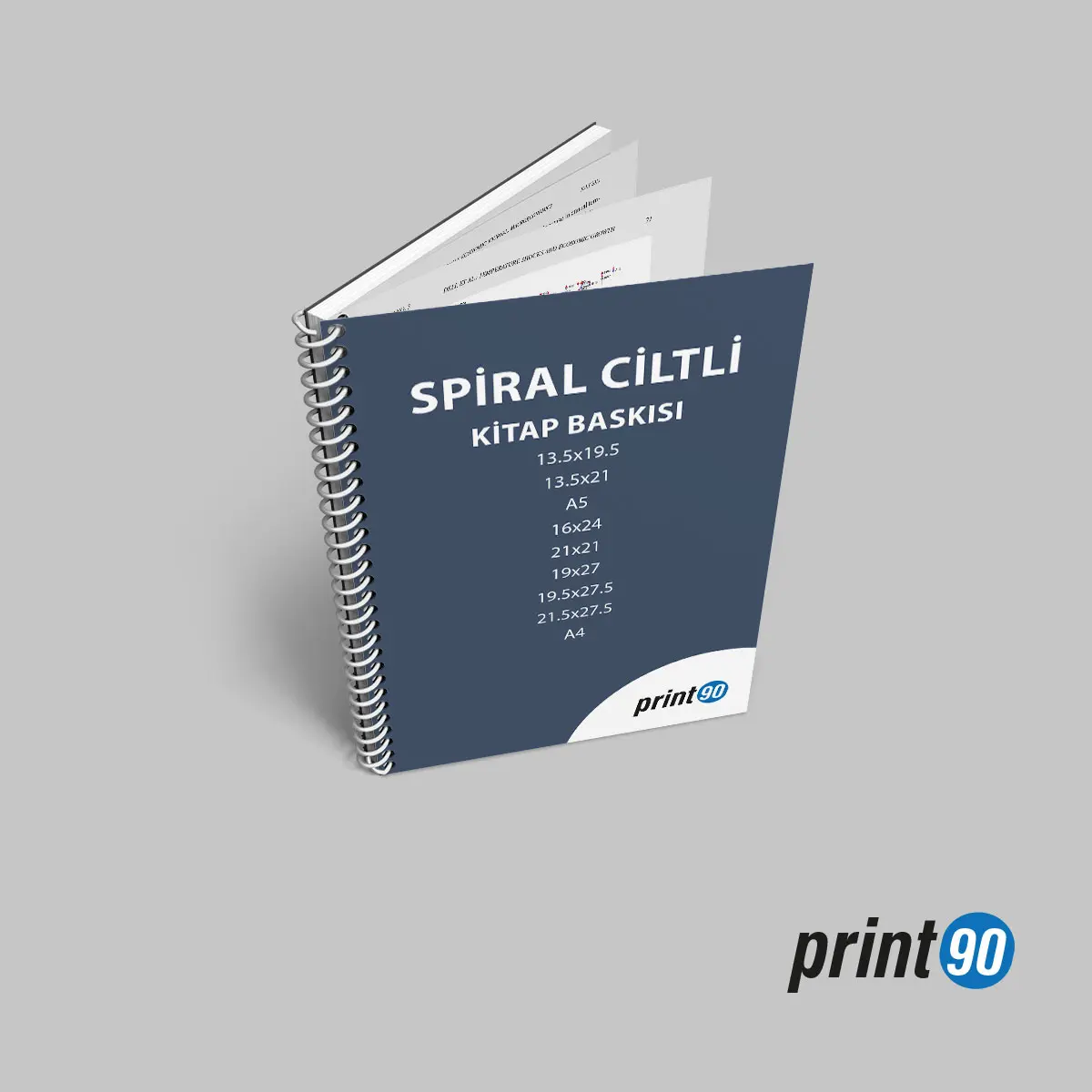 Spiral Ciltli Kitap Baskısı