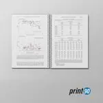 Spiral Ciltli Kitap Baskısı