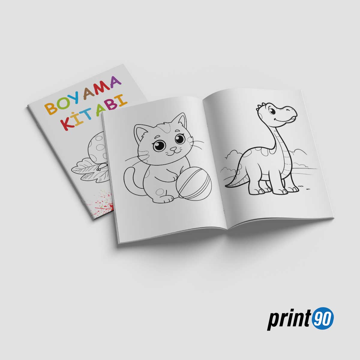 Çocuklar İçin Boyama Kitabı Baskısı