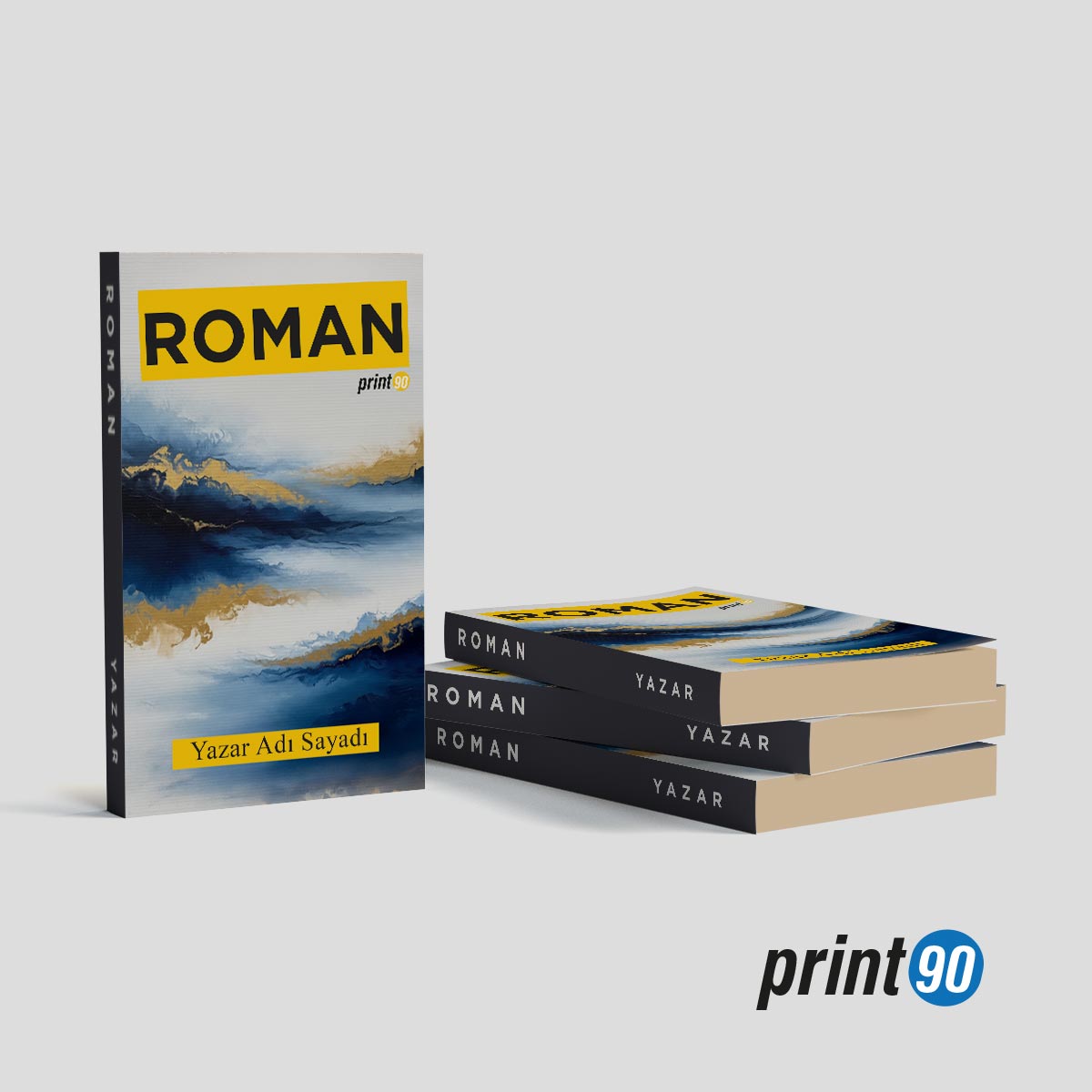 Amerikan Ciltli Roman Baskısı Örneği