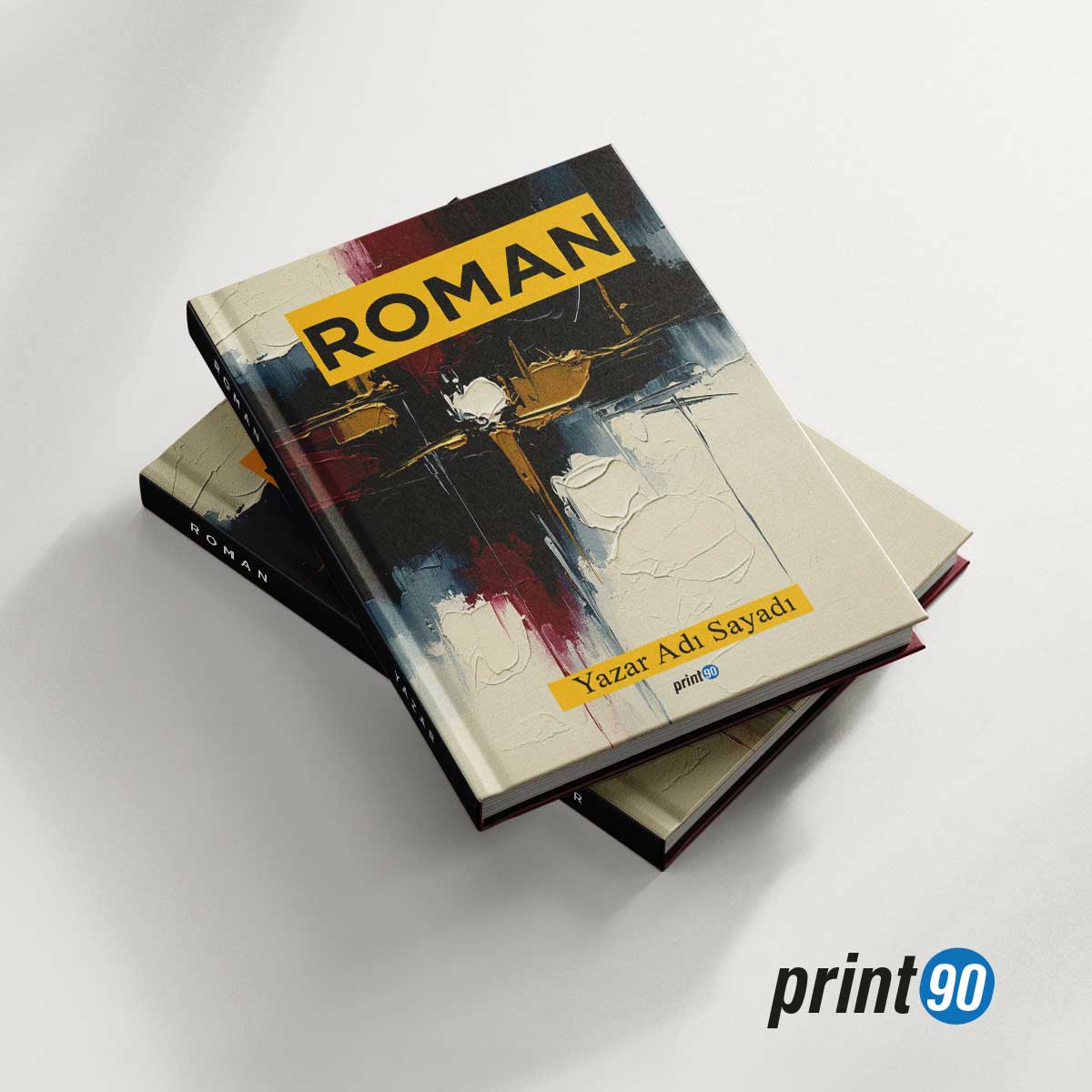 Sert Kapaklı Roman Baskısı Örneği