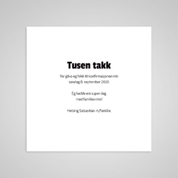 Takkekort 65
