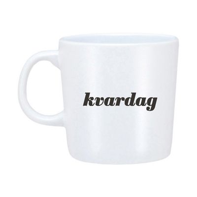 Steingodskrus Kvardag Kvit Kaffekopp