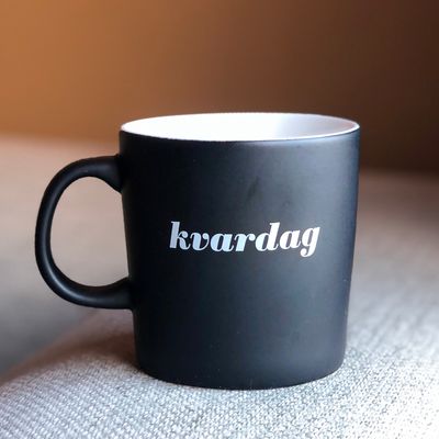 Steingodskrus Kvardag Svart Kaffekopp