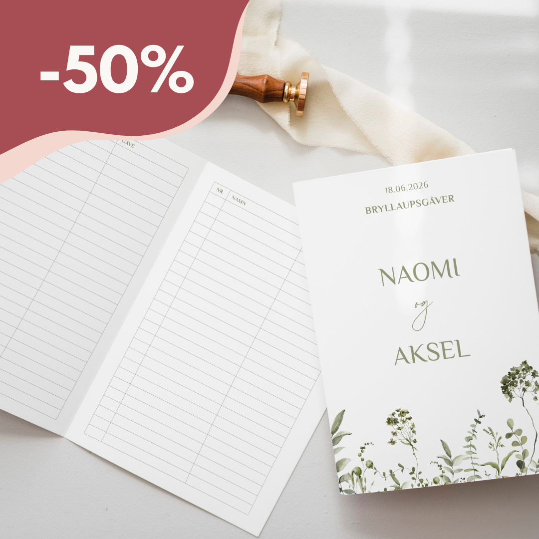 Bryllaup Gåveliste