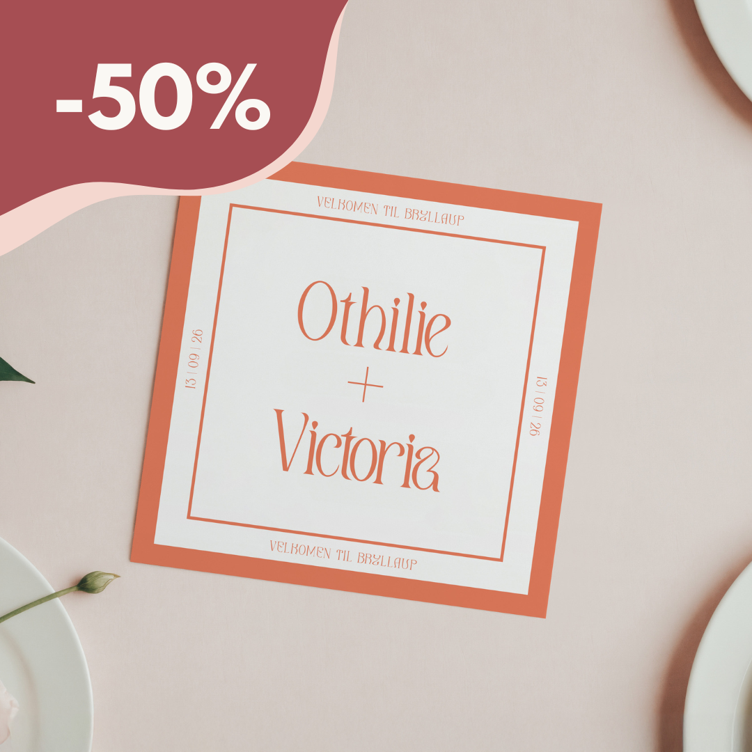 Bryllup invitasjon