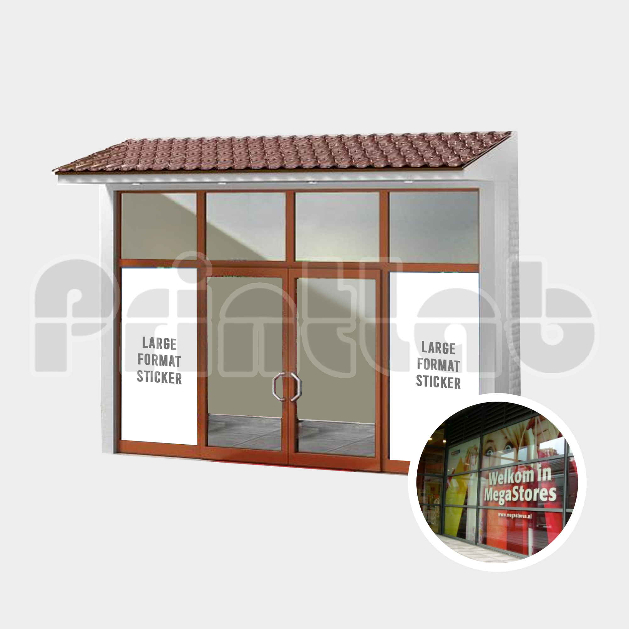 Custom Table Sticker Printing Malaysia | Custom Size Vinyl Stickers