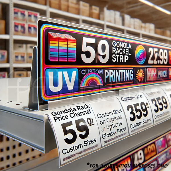 Gondola Strip UV Print Custom Size Digital