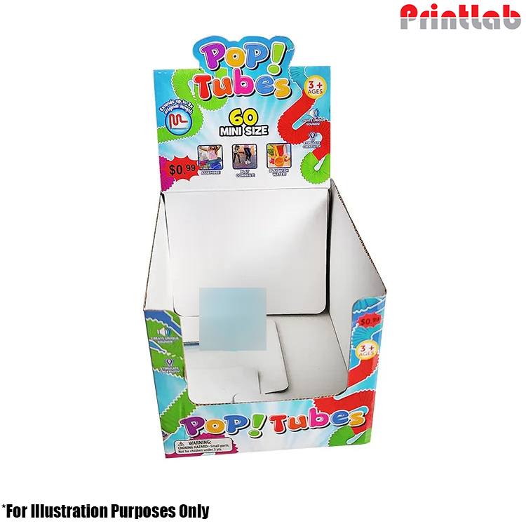 Promotion Retail Pop Counter Show Stand Display Box Digital retail pop counter display printing
