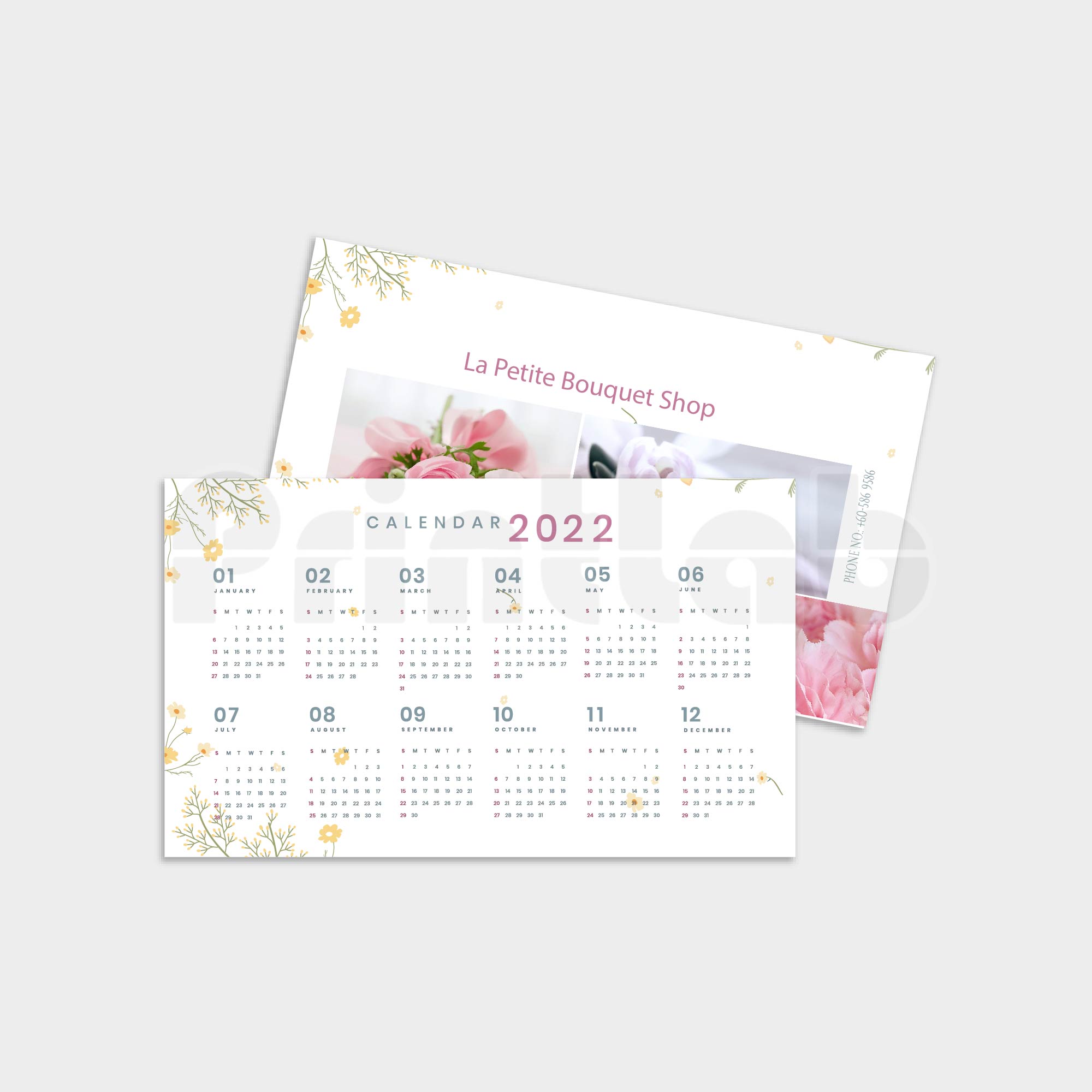 Pocket Calendar Printing