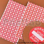 warranty sticker printing