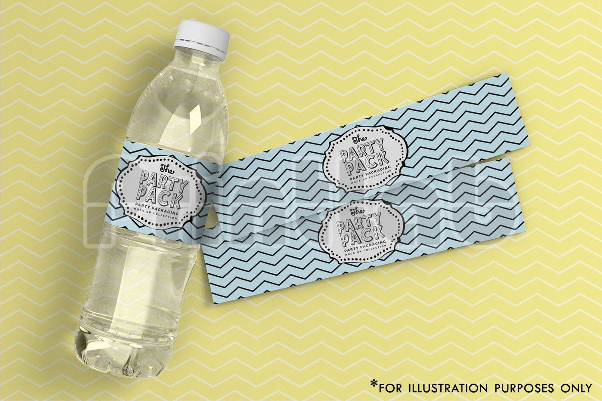 stiker botol plastik