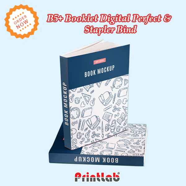 B5+ Booklet Digital Perfect & Stapler Bind b5+ book printing