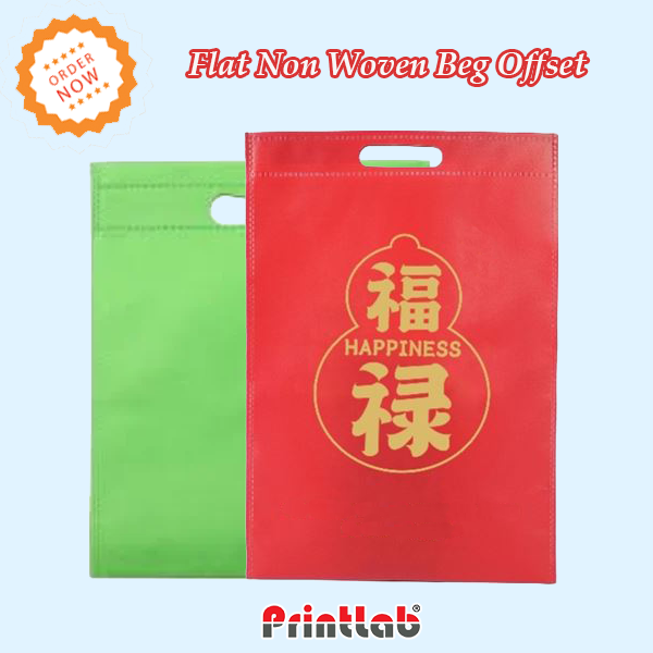 Flat Non Woven Beg Offset