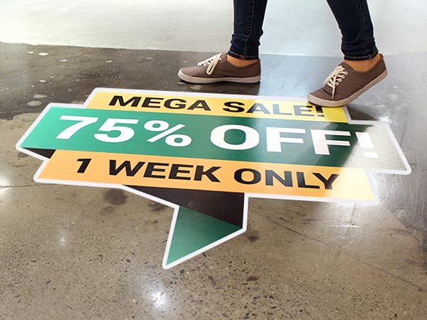 Floor Sticker Custom Size Digital
