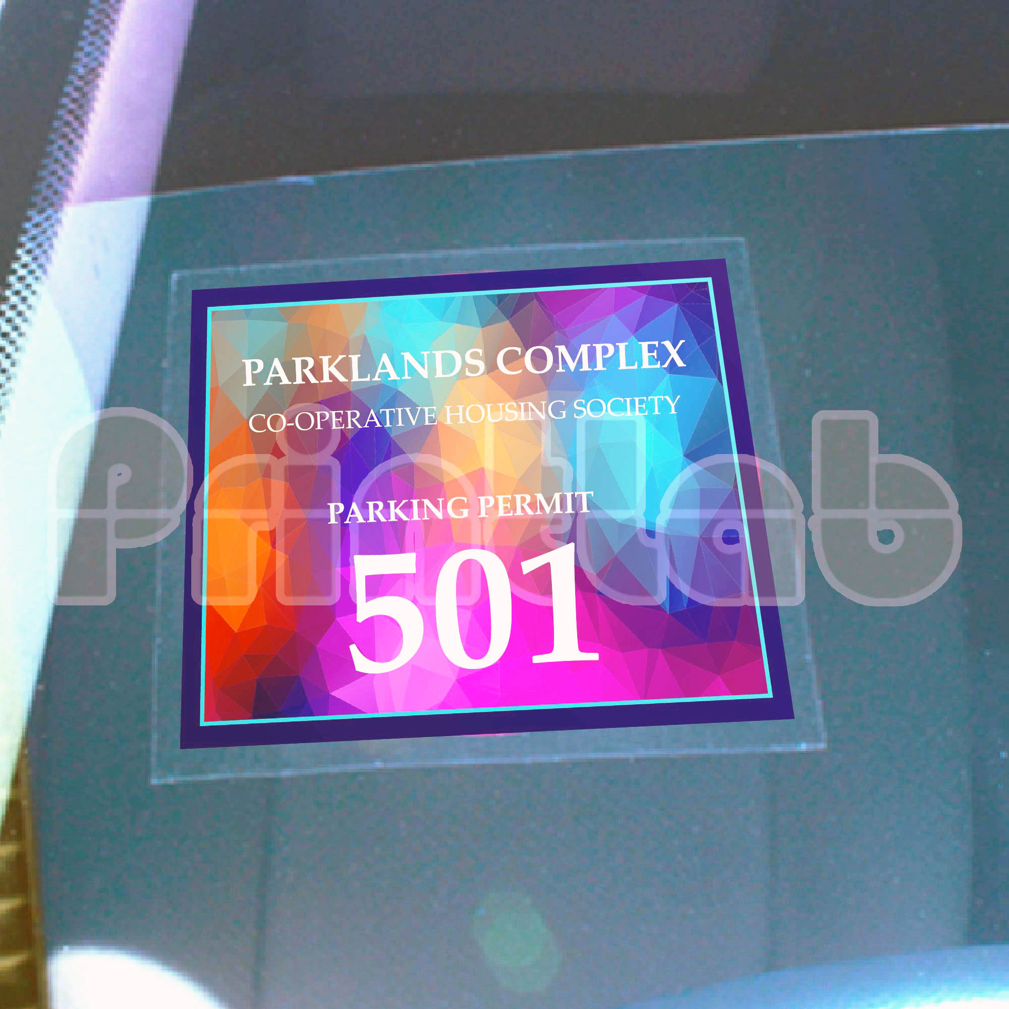 Roadtax Sticker Digital ( Standard Size ) Static Window Sticker Printing