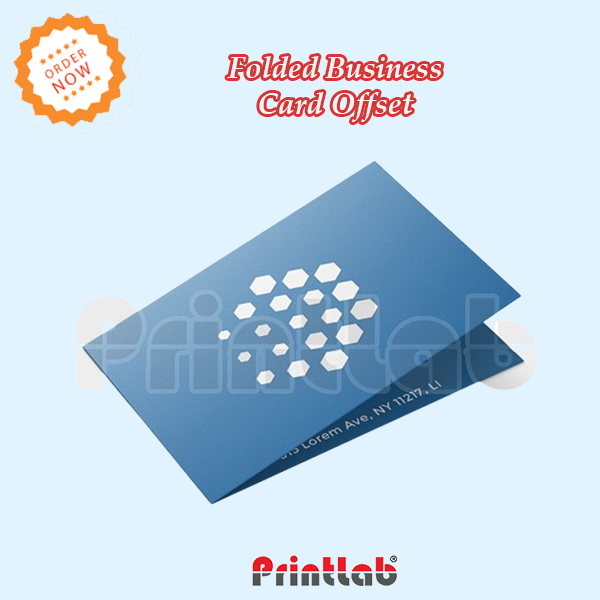 folded business card printing
