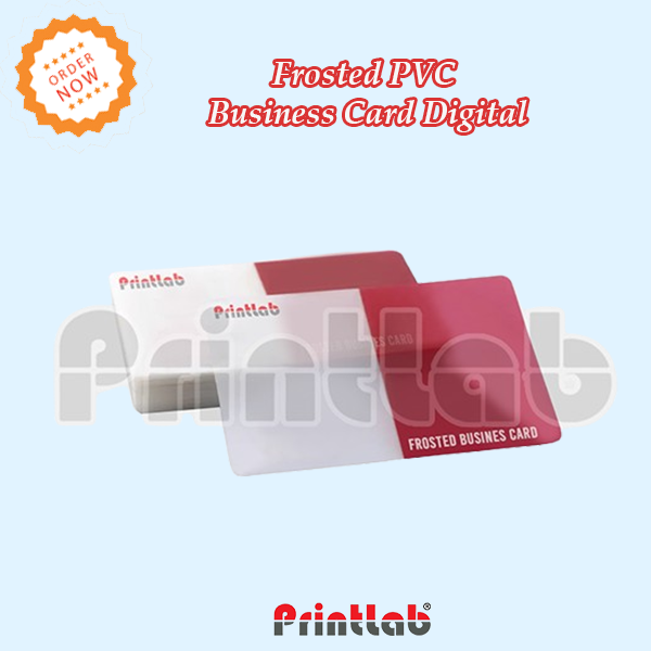 Frosted PVC Business Card Digital