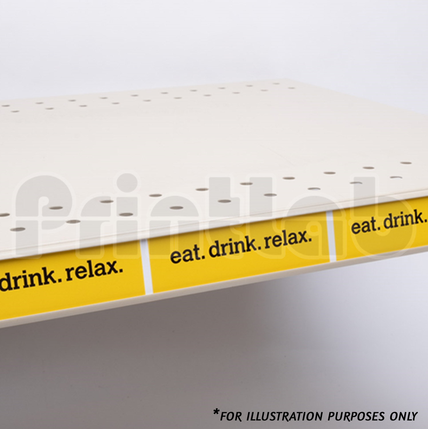 Gondola Rack Price Channel Strip Digital rack price strip printing