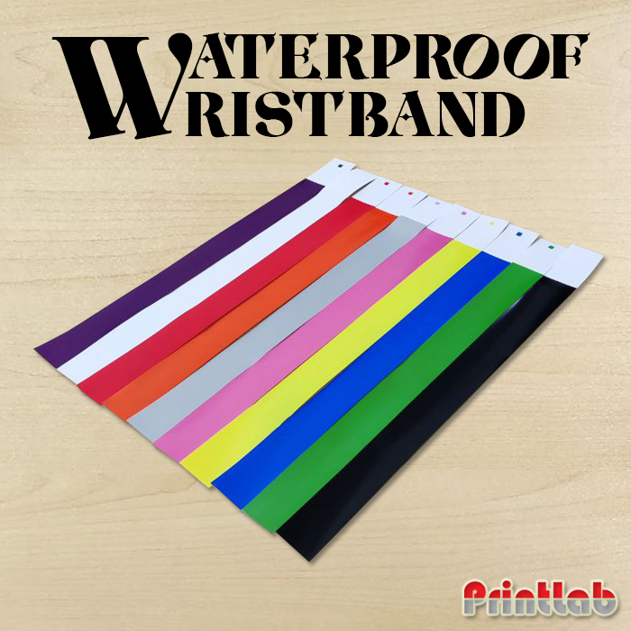 waterproof wristband printing