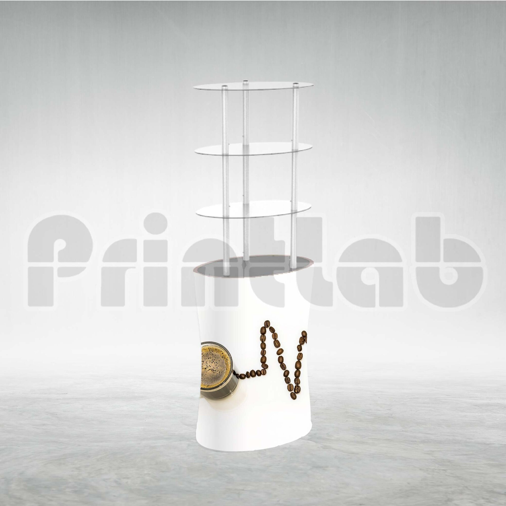 Fabric Display Rack Offset Fabric Display Rack Printing