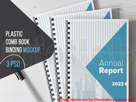 Plastic Ring Comb Book Binding & Printing Digital ring comb book printing