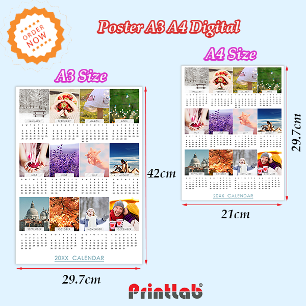 Poster A3 A4 Digital