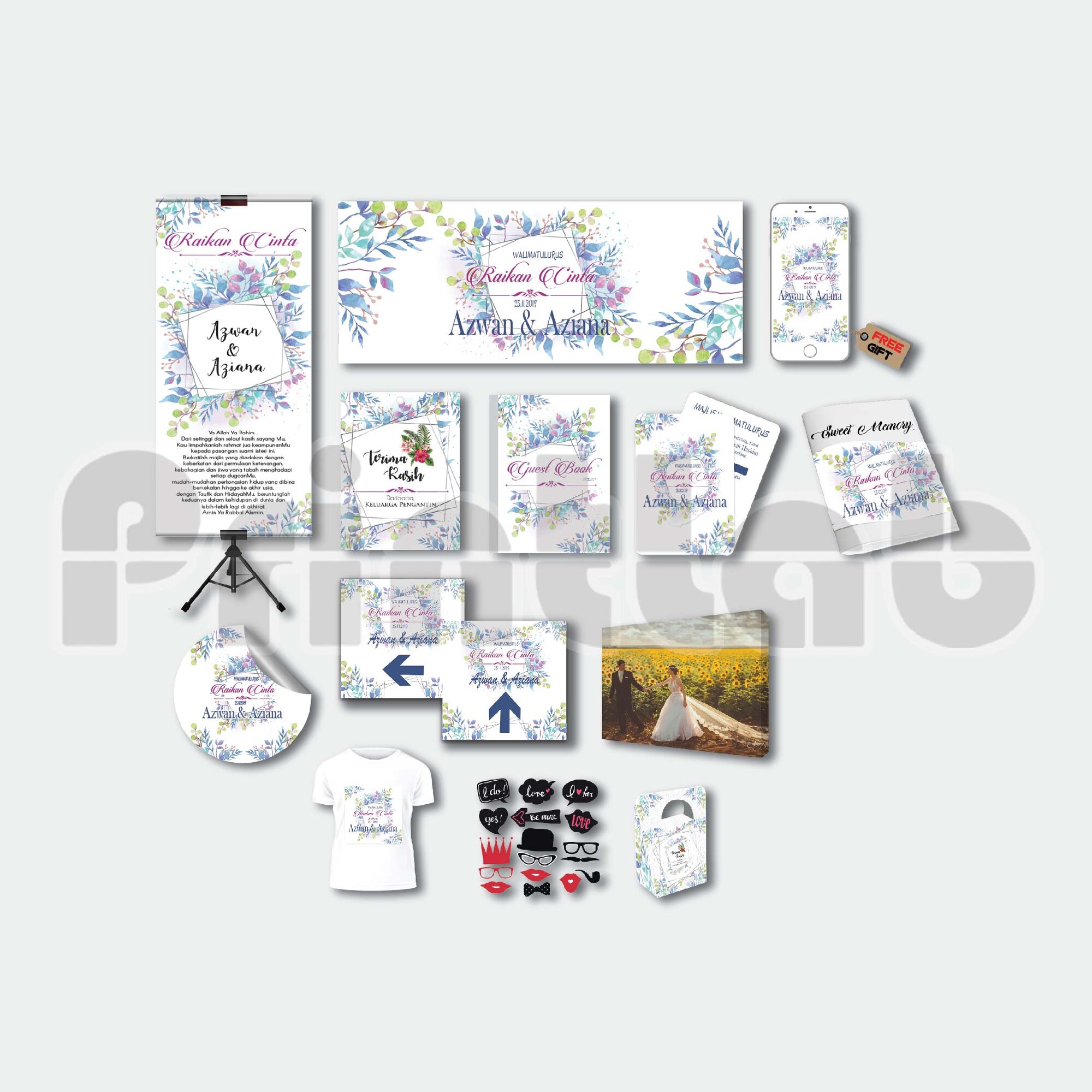 Wedding Package Perkahwinan Printing
