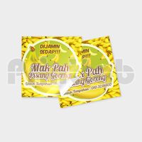 Sticker Label Square Standard Size Digital stiker label petak