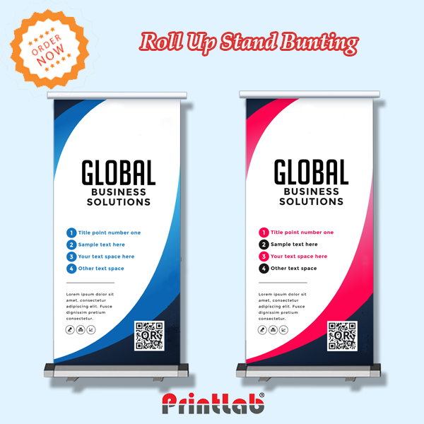 Roll Up Stand Bunting Offset