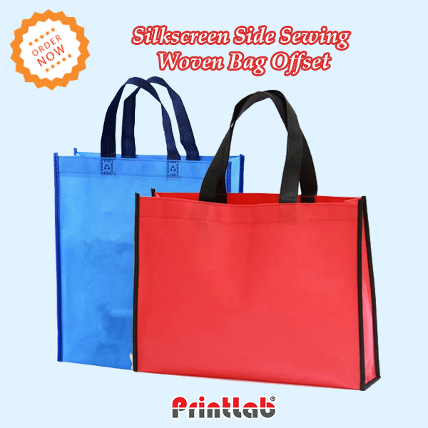 Silkscreen Side Sewing Woven Bag Offset