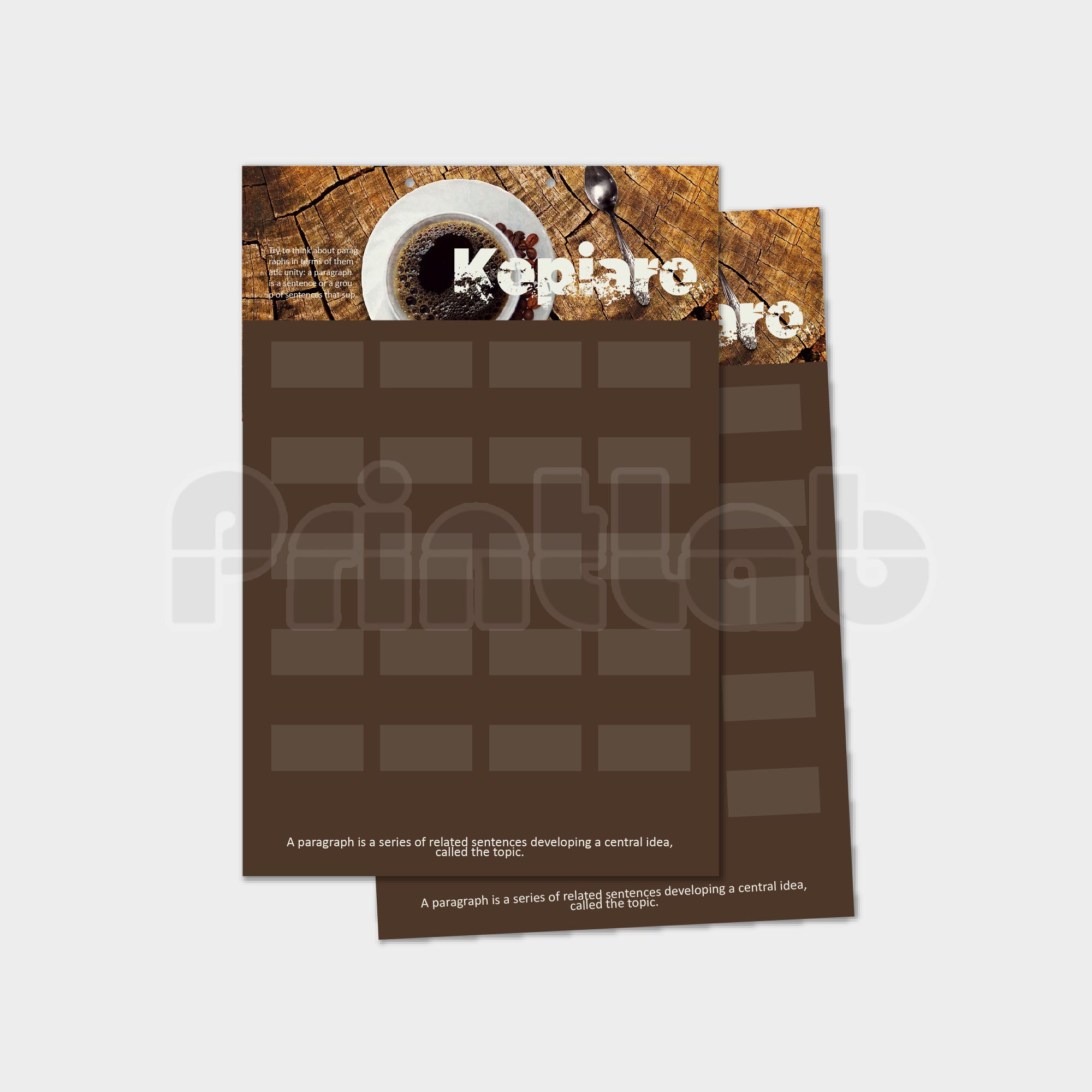 sachet board printing