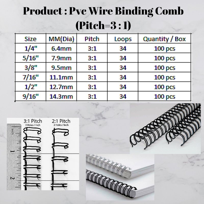wire binding spine