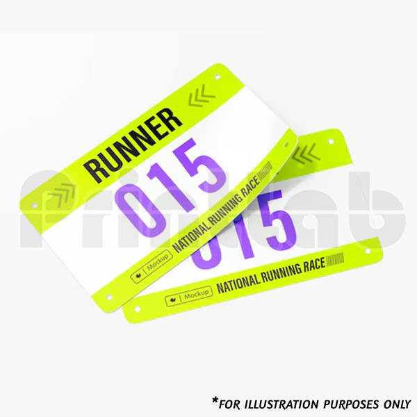 Marathon Number Tag Digital