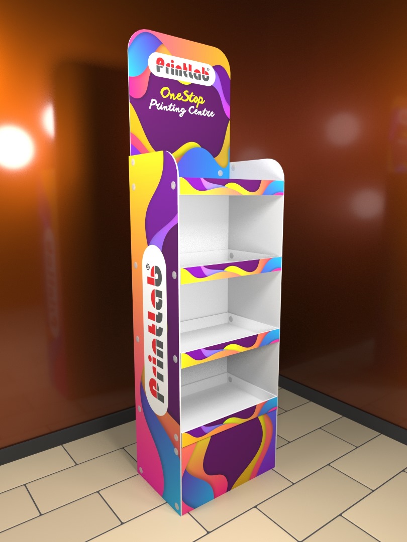 cardboard display stand printing