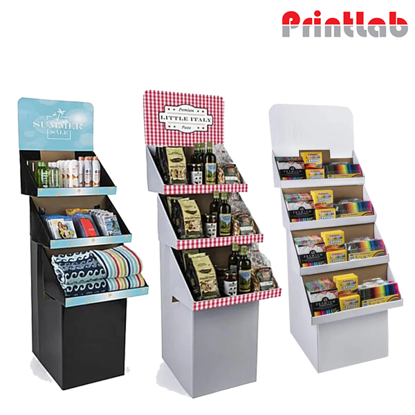 Stacked Paper Display Stand Digital