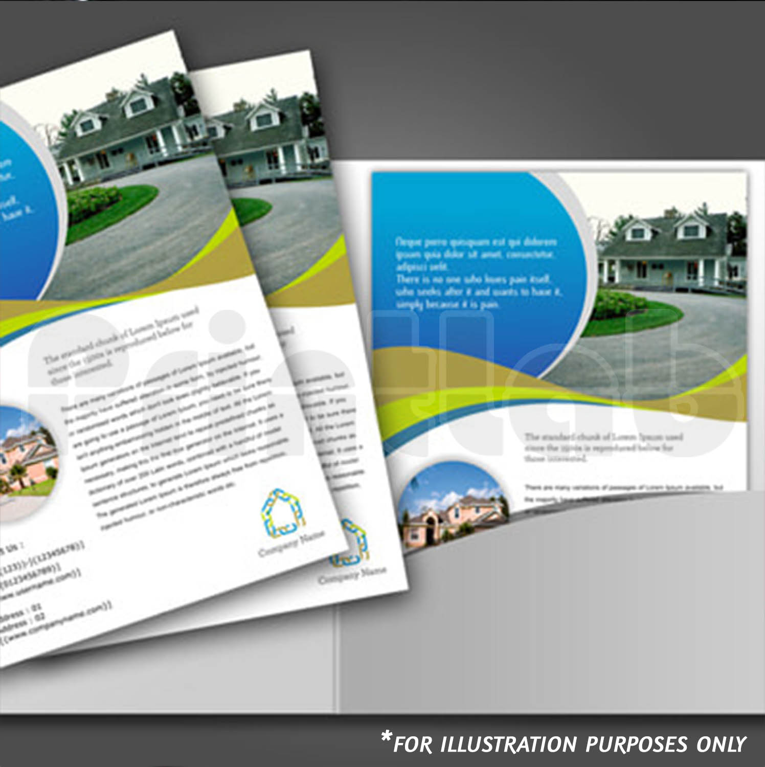corporate folder printing