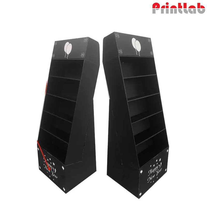 Supermarket Cardboard Display New Year Gifts Cards Digital