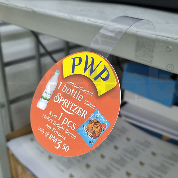 custom square wobbler