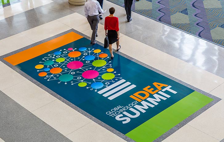 Floor Sticker Standard Size Offset stiker lantai