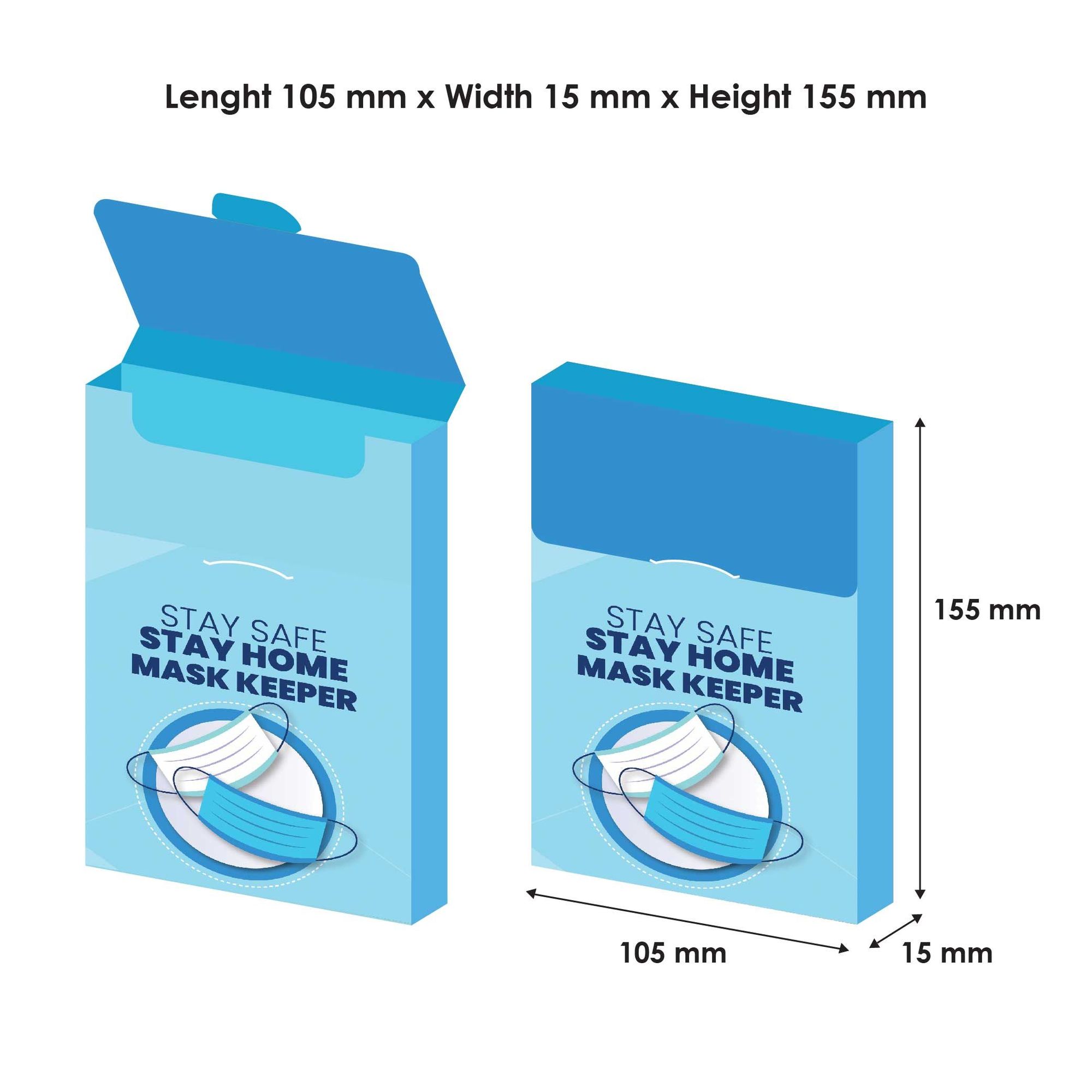 Tissue Facemask Packaging Box Digital tissue box printing