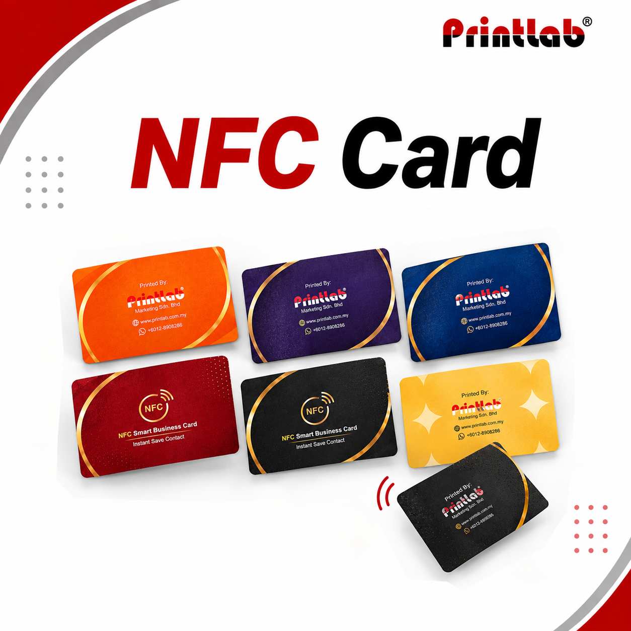 NFC Smart Business Card Printlab Design