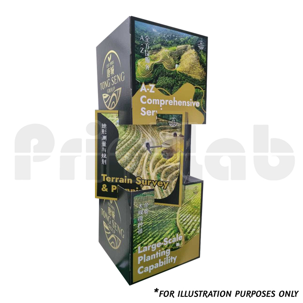 Totem Display Cubes Digital