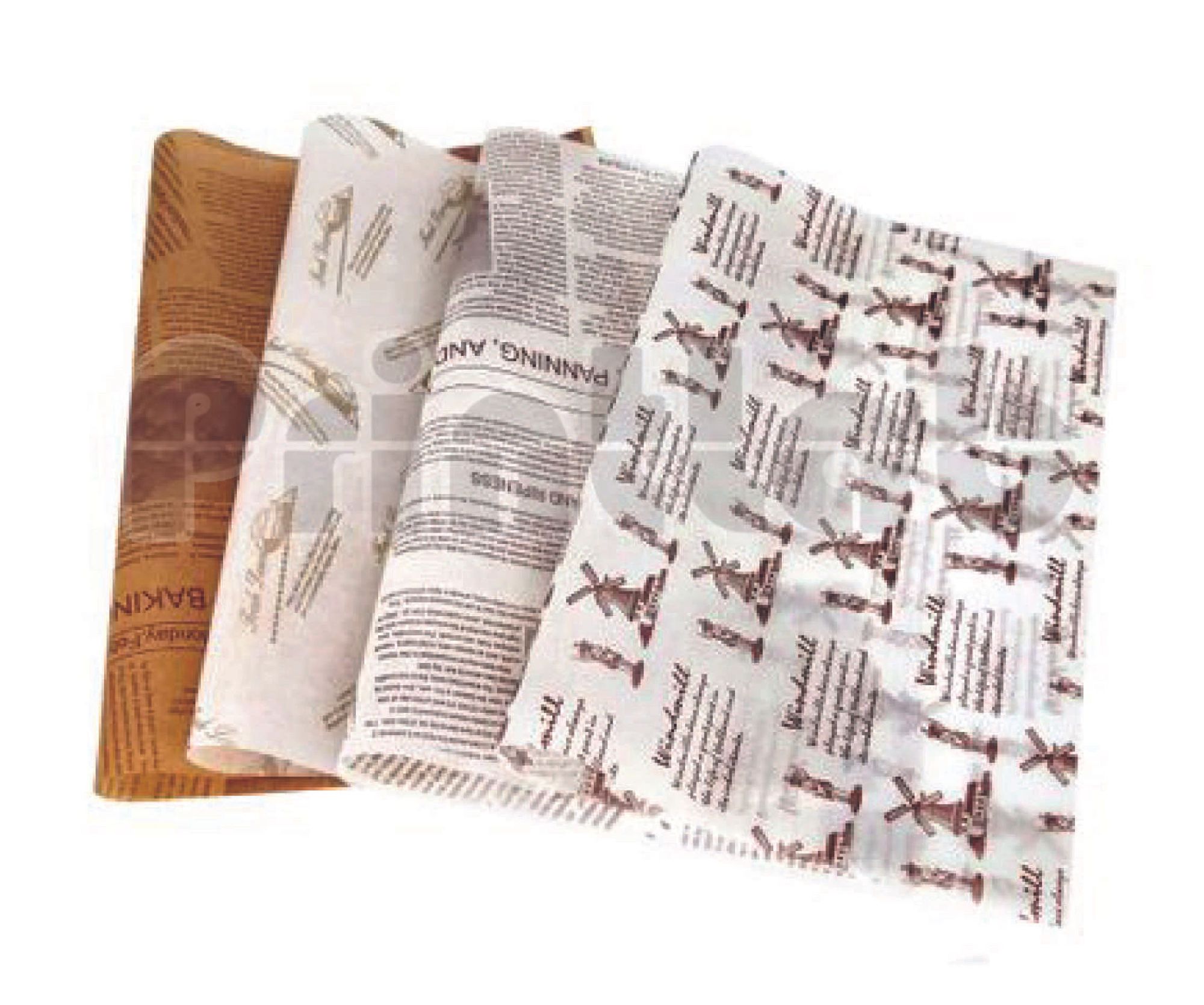 Food Wrapping Paper Custom Design