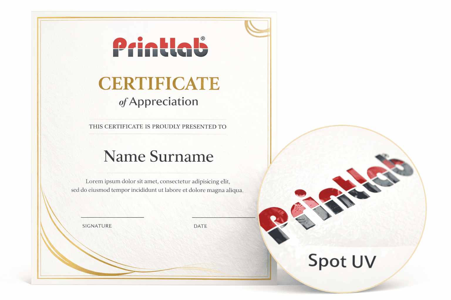 Spot UV (1 Side)