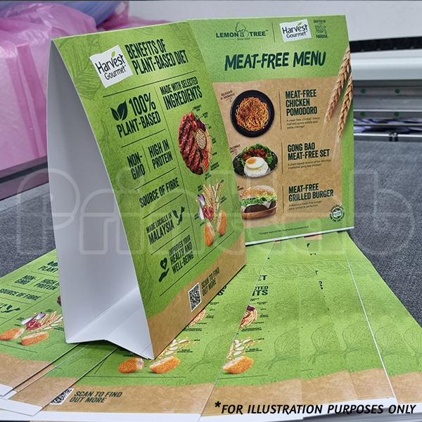 Table Tent Card Standee Digital