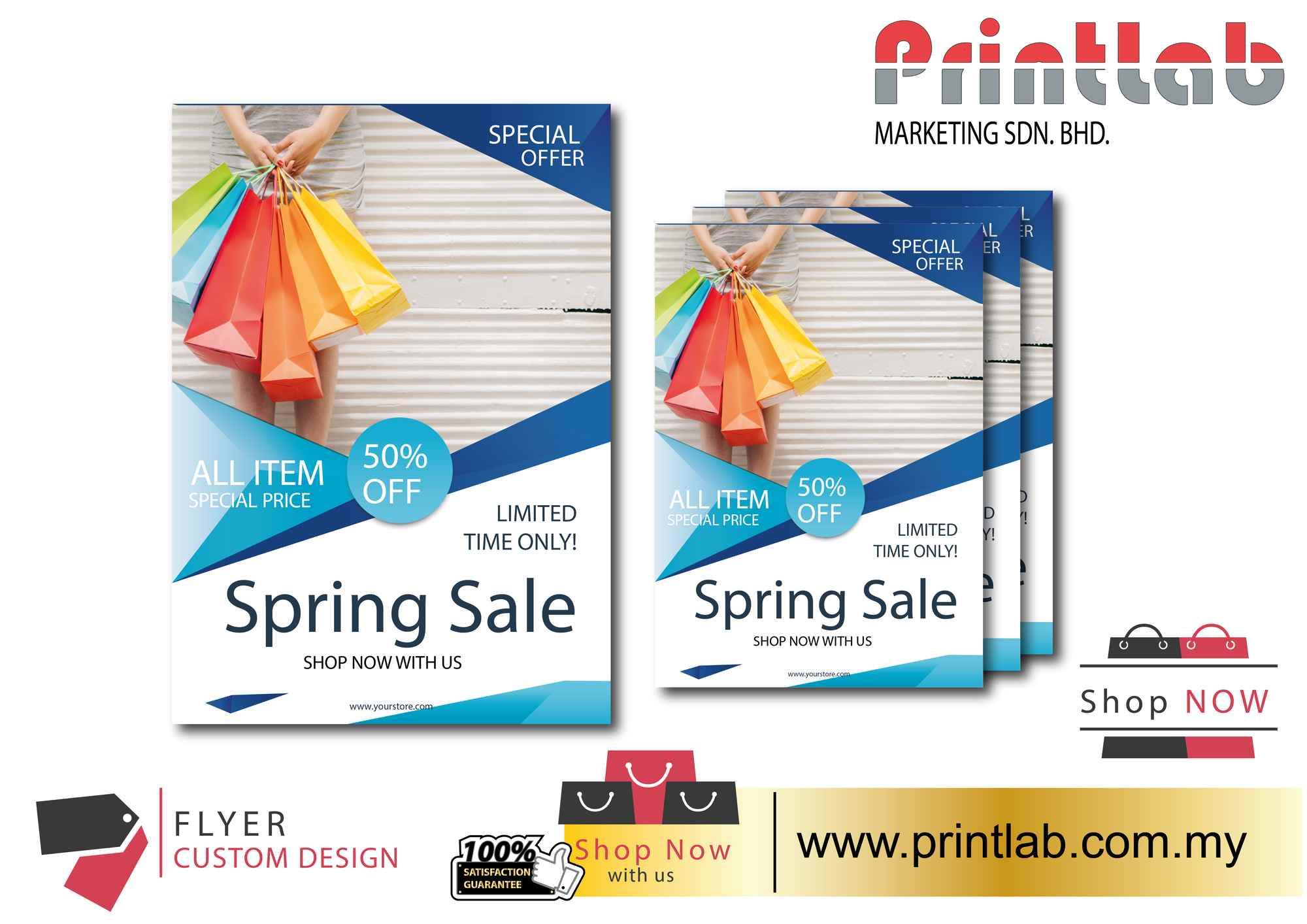 Flyer Brochure Digital Print Portrait