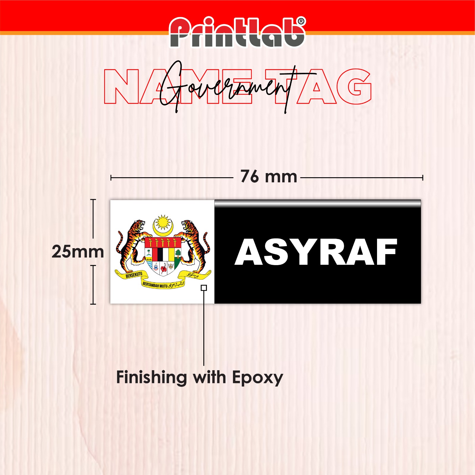 Name Tag Digital